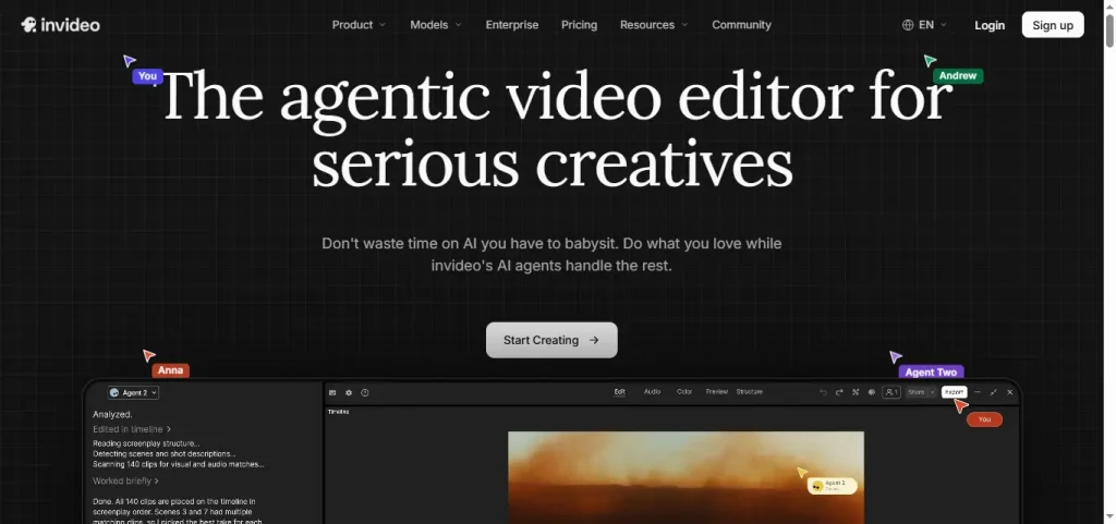 invideo Editor - Create videos without limits